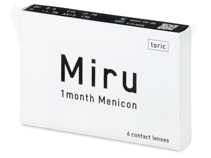 Miru 1 Month Menicon for Astigmatism (6 lenses)