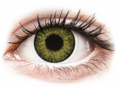 Gemstone Green contact lenses - natural effect - Air Optix (2 monthly coloured lenses)