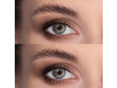Grey contact lenses - natural effect - Air Optix (2 monthly coloured lenses)