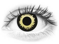 Yellow Eclipse Contact Lenses - ColourVue Crazy (2 coloured lenses)