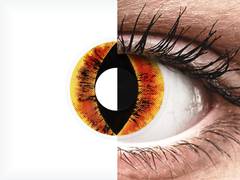 Red Saurons Eye Contact Lenses - ColourVue Crazy (2 coloured lenses)
