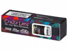 Black and White Spider Contact Lenses - ColourVue Crazy (2 coloured lenses)