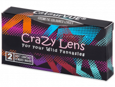 Red Orange Vampire Contact Lenses - ColourVue Crazy (2 coloured lenses)