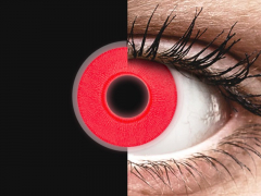 Red Glow Contact Lenses - ColourVue Crazy (2 coloured lenses)
