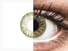 Green contact lenses - Power - TopVue Color (2 monthly coloured lenses)