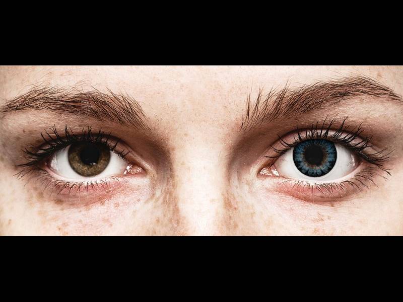 Cool Blue Contact Lenses - Power - ColourVue BigEyes (2 coloured lenses)