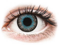 Blue Gray Fusion contact Lenses - Power - ColourVue (2 coloured lenses)
