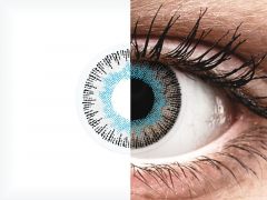Blue Gray Fusion contact Lenses - Power - ColourVue (2 coloured lenses)