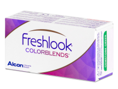 Pure Hazel contact lenses - FreshLook ColorBlends - Power (2 monthly coloured lenses)