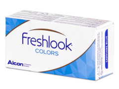 Violet contact lenses - FreshLook Colors - Power (2 monthly coloured lenses)