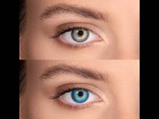Brilliant Blue contact lenses - natural effect - Air Optix (2 monthly coloured lenses)