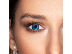 Brilliant Blue contact lenses - natural effect - power - Air Optix (2 monthly coloured lenses)