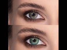 Sea Green contact lenses - FreshLook Dimensions - Power (6 monthly coloured lenses)