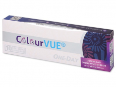 Blue One Day TruBlends contact lenses - ColourVue - Power (10 coloured lenses)