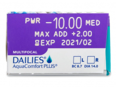 Dailies AquaComfort Plus Multifocal (30 lenses)