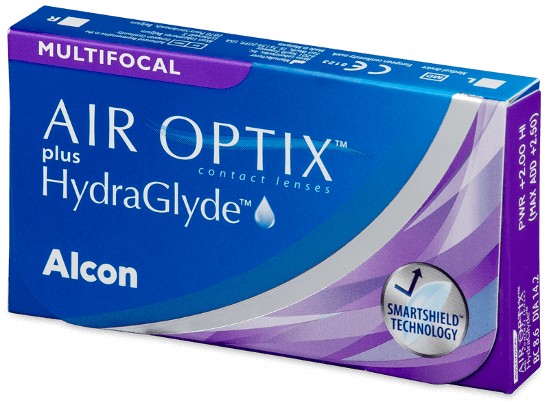 Air Optix plus HydraGlyde Multifocal (6 lenses)