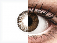 Brown Honey contact lenses - Power - TopVue Color (2 lenses)