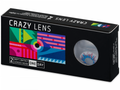 CRAZY LENS - Harlequin - plano (2 daily coloured lenses)