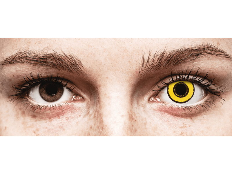 Ver weg vergaan staart CRAZY LENS - Yellow Twilight - power (2 daily coloured lenses) | Alensa