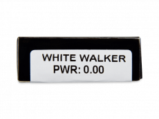 CRAZY LENS - White Walker - plano (2 daily coloured lenses)