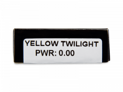 CRAZY LENS - Yellow Twilight - plano (2 daily coloured lenses)