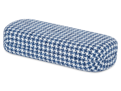Glasses case - Rooster blue & white 