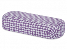 Glasses case - Rooster purple & white 
