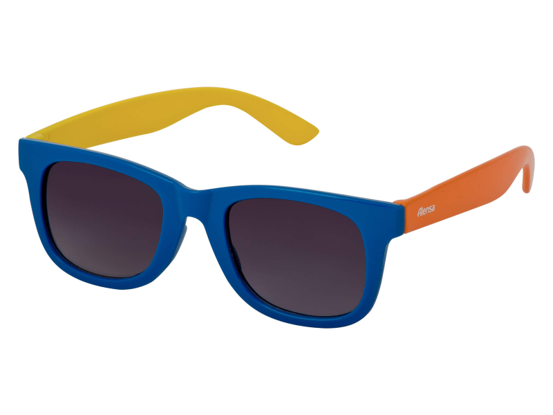 blue and orange sunglasses