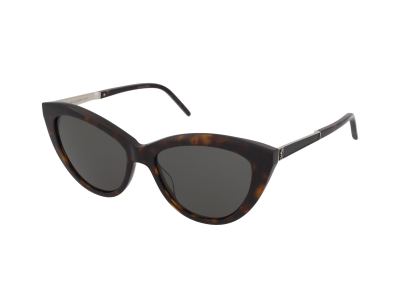 Saint Laurent Black Cat Eye Ladies Sunglasses SL 466 001 54