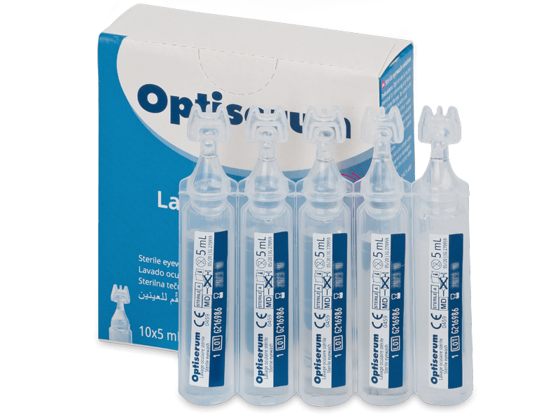 Optiserum eyewash solution 10x 5 ml 