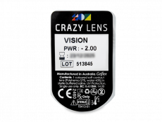 CRAZY LENS - Vision - power (2 daily coloured lenses)