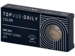 TopVue Daily Color - Brown - power (2 daily coloured lenses)