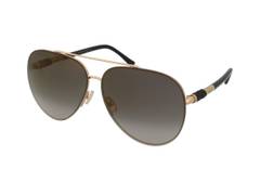 Jimmy Choo Eyewear Sansa pilot-frame Sunglasses - Gold