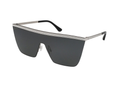 Jimmy Choo Leah Sunglasses in Silver Grey