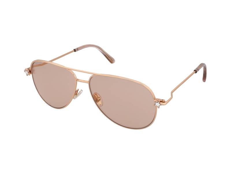 Jimmy Choo Eyewear Sansa pilot-frame Sunglasses - Gold