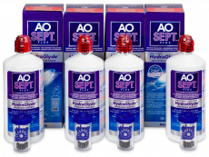 AO SEPT PLUS HydraGlyde Solution 4x360 ml 