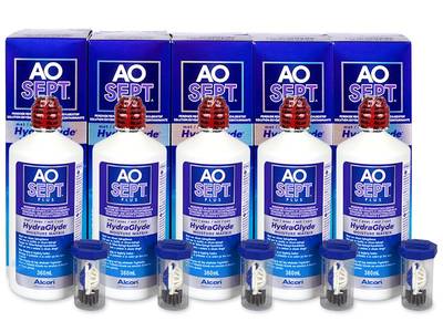 AO SEPT PLUS HydraGlyde Solution 5x 360 ml